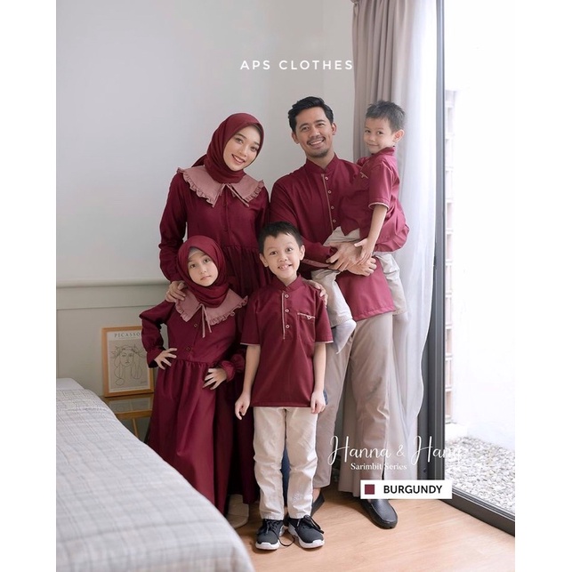 HANNA &amp; HANIF SARIMBIT SERIES (BURGUNDY)