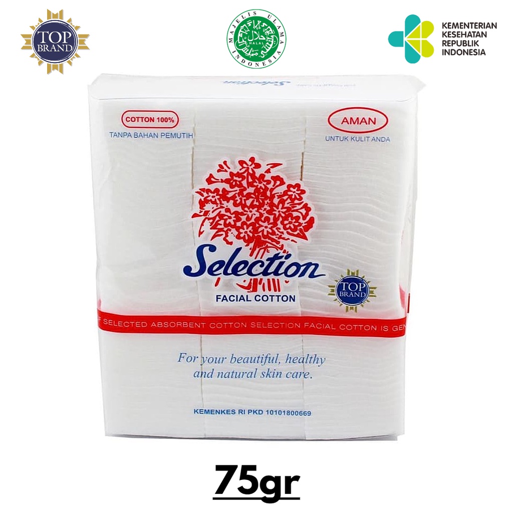 Kapas Selection / Medisoft Facial Cotton Pad Pembersih Wajah 35gr / 50gr / 75gr