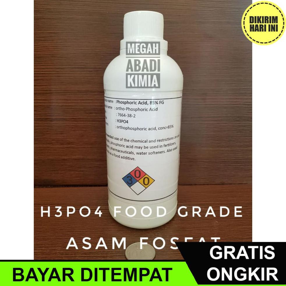 

(BAYAR DITEMPAT) DC4785 PHOSPHORIC ACID FOOD GRADE H3PO4 ASAM FOSFAT 950 GRAM