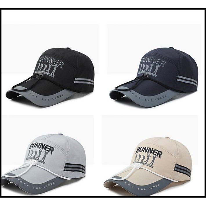 Terbaru Premium Import Topi Runner Pria Wanita Unisex - Iklan