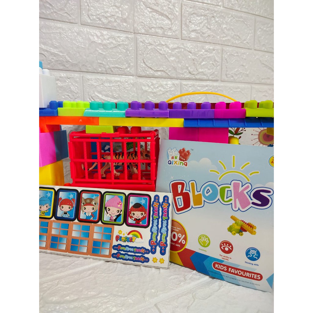 MAINAN BLOCKS KREATIF ANAK MODEL KERETA API