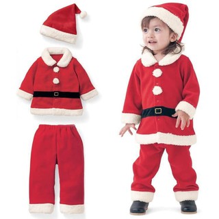 TERLARIS! - KOSTUM NATAL SANTA CLAUS BOY GIRL TODDLER ANAK