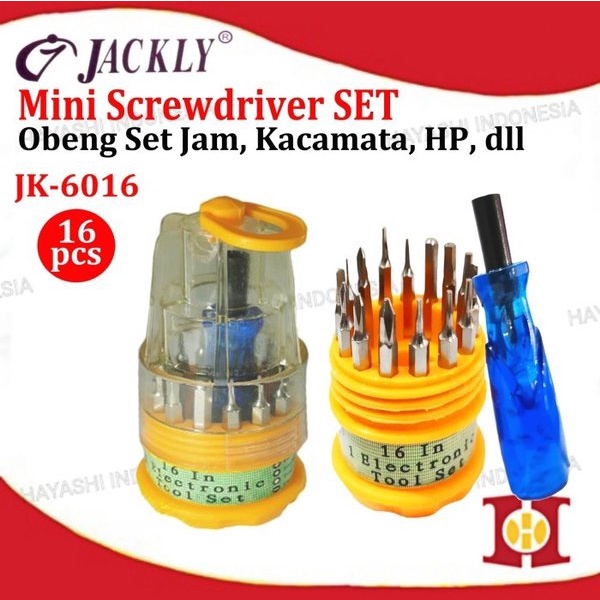 Obeng Set Magnet Service Jam Kacamata HP Handphone PC Computer Laptop