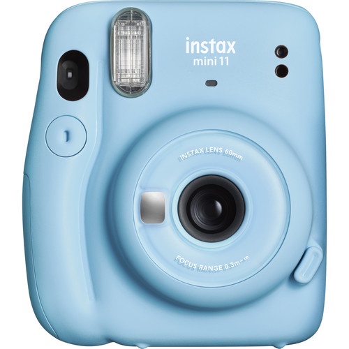 FUJIFILM INSTAX MINI 11 - FUJI INSTAX MINI 11 - INSTAX MINI 11 GARANSI RESMI-Sky Blue