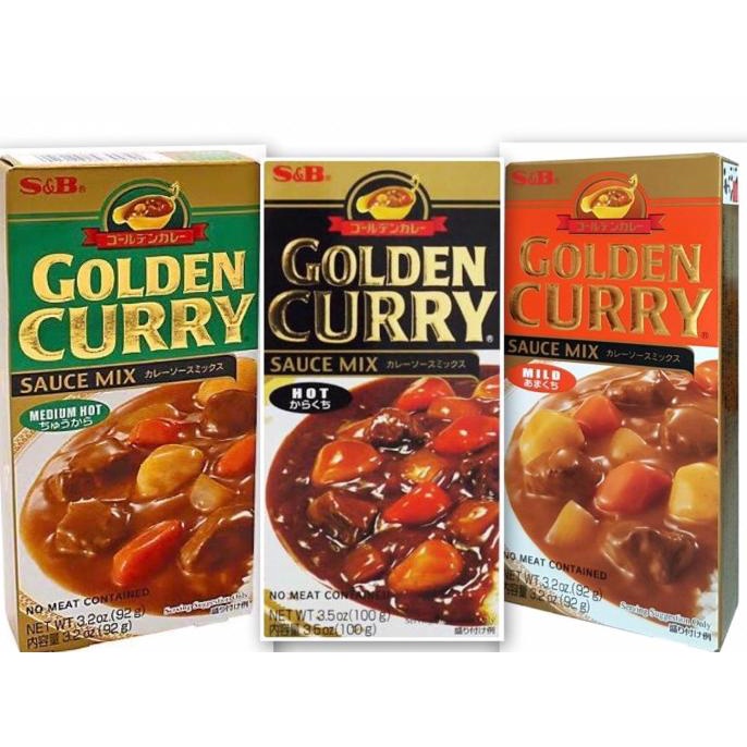 

[[COD]] S&B golden curry 92gr goldencurry cube goldencurry jepang TERJAMIN Kode 146