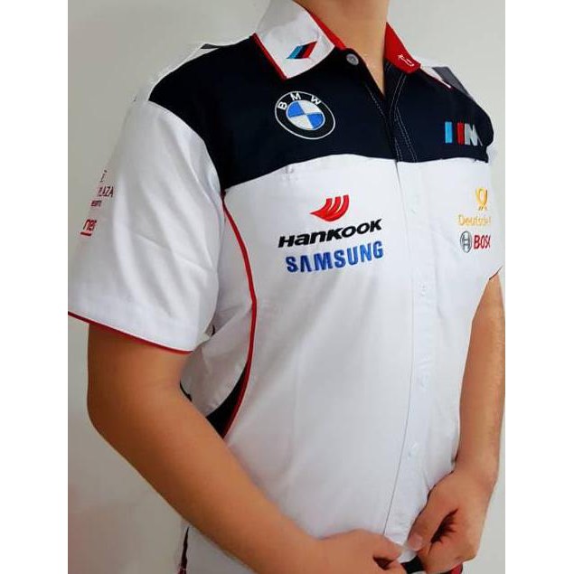 Diskon Baju Seragam Otomotif Bmw Baju Komunitas Moto Gp Kemeja Bordir F1 Terbaru