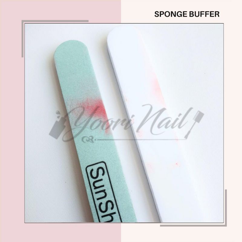 Sponge Buffer buffer halus pengilap kuku shining