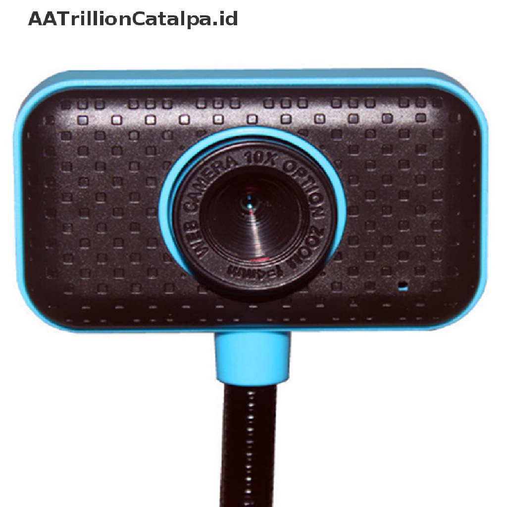 (AATrillionCatalpa) Kamera Webcam HD USB 2.0 Dengan Klip On Adjustable Untuk Komputer PC / Laptop