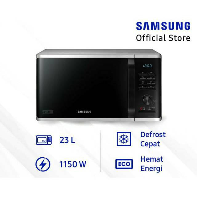 SAMSUNG Microwave Solo 23 liter - MS23K3515AS | Shopee Indonesia