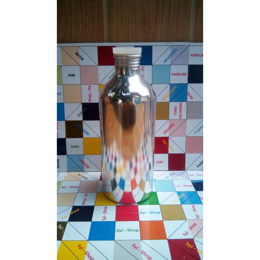 Botol Parfum Aluminium Glosy 500ml BARU