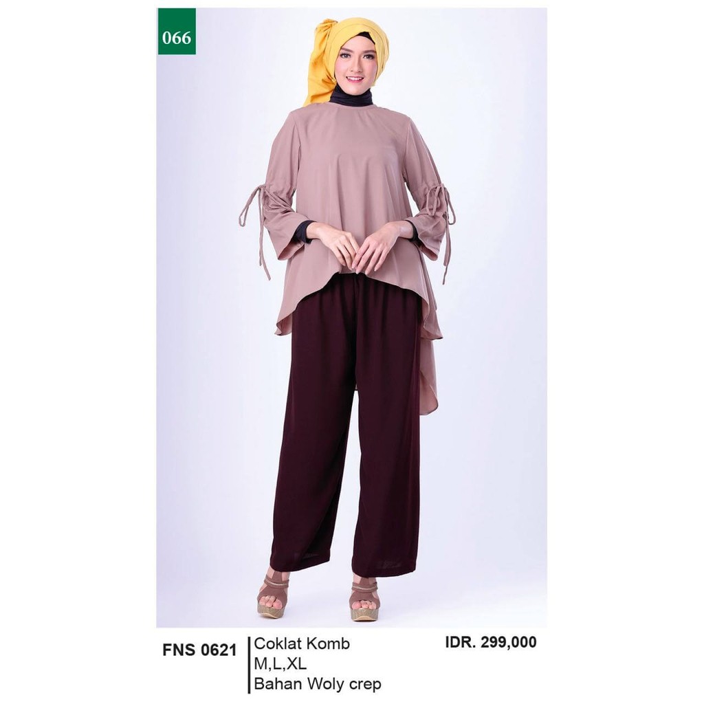 Matriyani Gamis / Long Dress Muslimah Kasual Wanita - FNS 0621