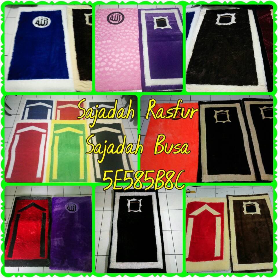 sajadah busa / sajadah rasfur / sajadah empuk
