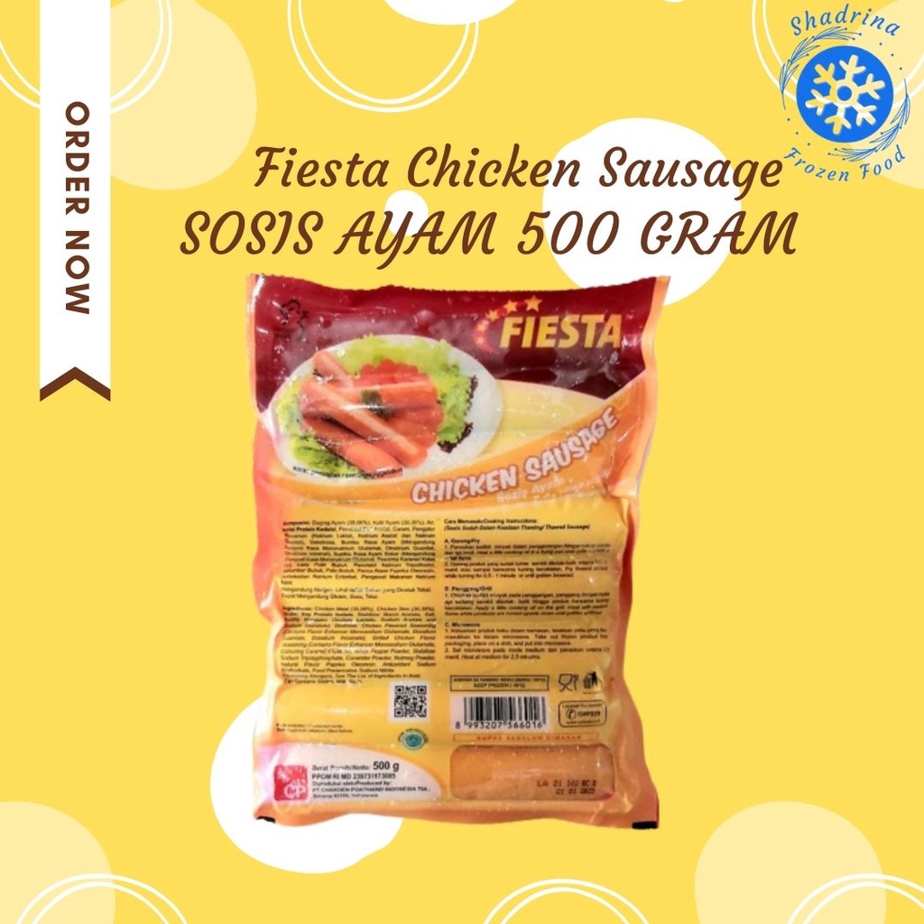 

FIESTA Chicken Sausage (Sosis Ayam) 500 gr