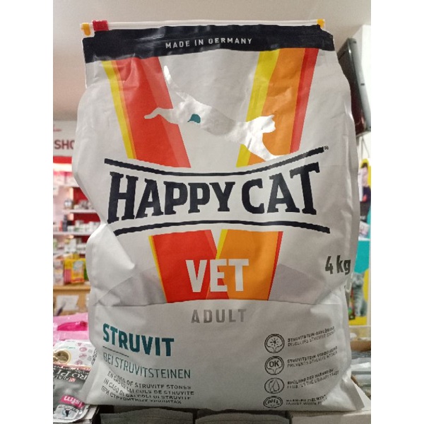 Makanan kering kucing HAPPY CAT vet struvit 4kg happy cat