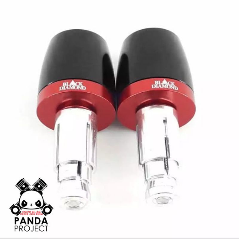 Jalu Stang Bandul Bar End Nmax,Ninja,Xmax,Aerox,Pcx,Adv,Aerox,CBR,Lexi,Vario,Gsx Origanal Black Diamond