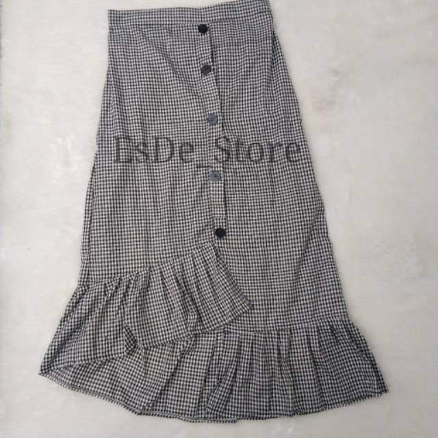 1 KG = 8 PCS || ROK TARTAN MOTIF KOTAK SQUARE ROK FASHION MURAH / ROK NAINA NINA ZIRA-4