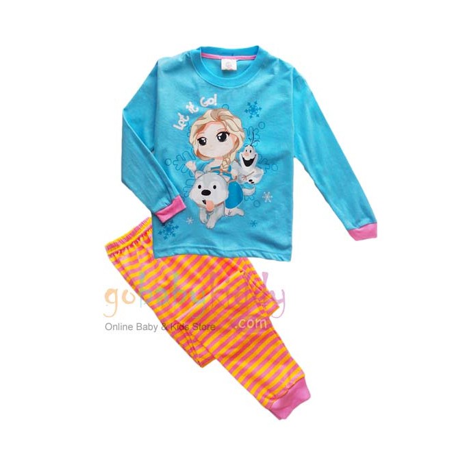 Piyama Pajama Baju Tidur Anak Frozen - SET131