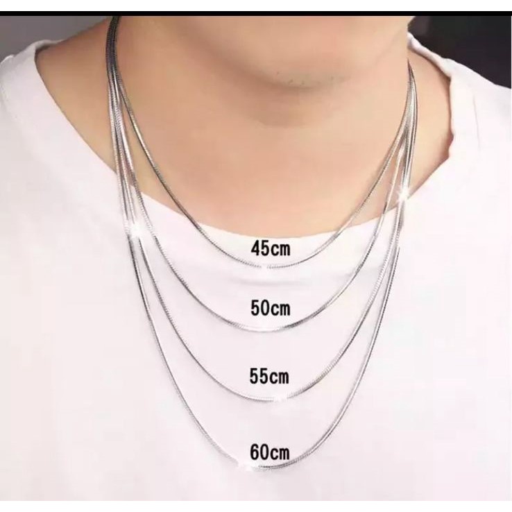 KALUNG TITANIUM PRIA WARNA EMAS GOLD MODEL PLAT