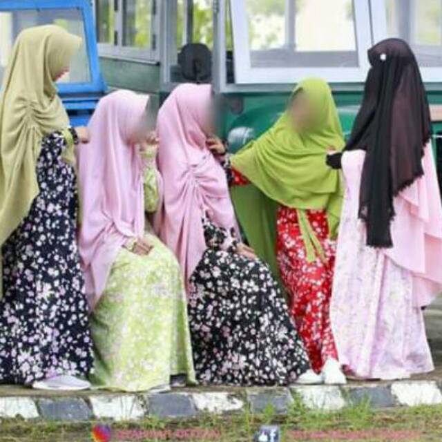 Gamis dayli katun jepang shabby original by zahidah