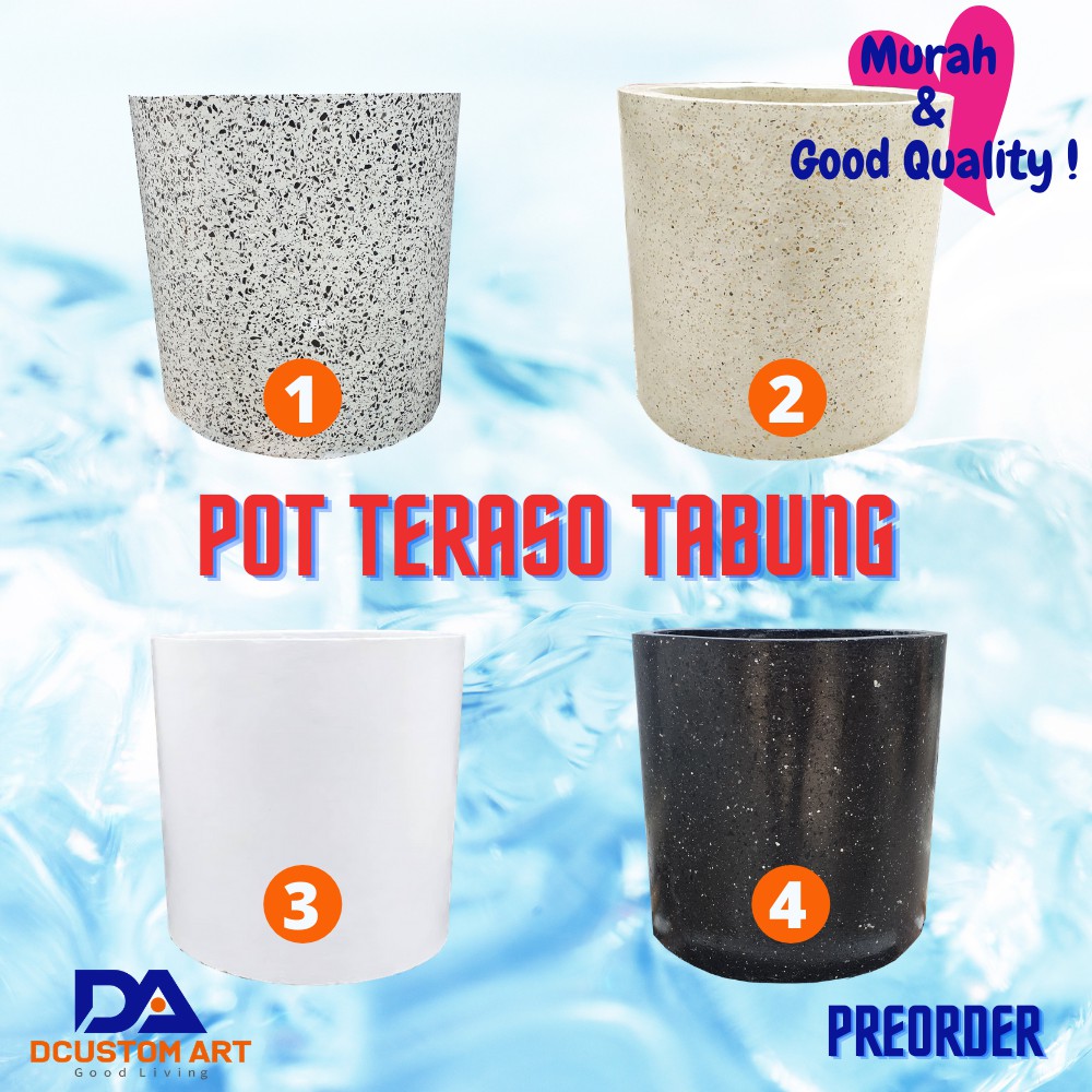 Pot Teraso Tabung