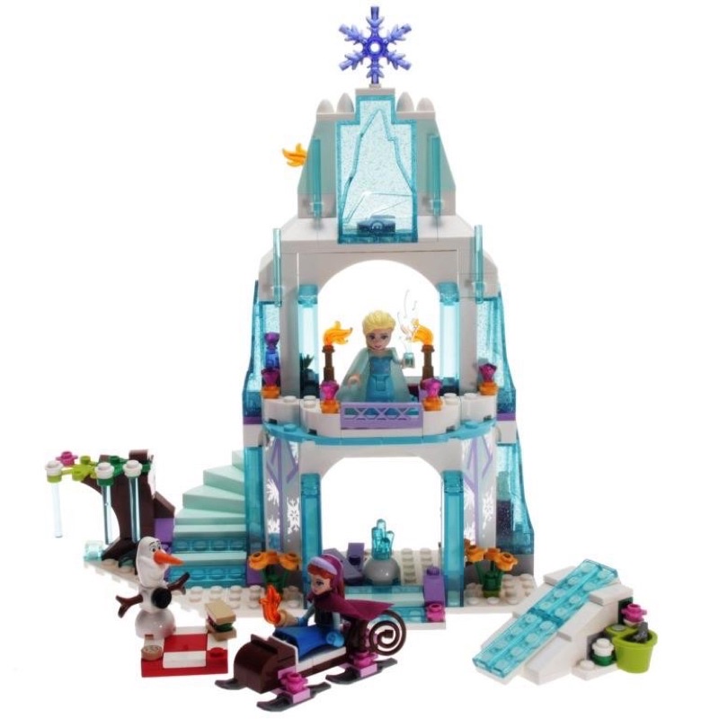 Mainan Building Blocks Set Frozen Ice And Snow Princess Castle Frozen Elsa Dan Anna Palace Building Blocks