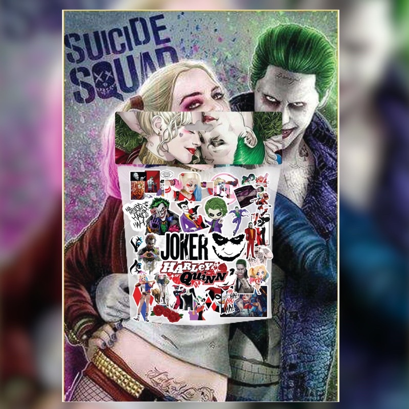 

[ 29 PCS STICKERS] Stickers Harley Quinn & Joker untuk laptop, hp, dll sudah dicutting