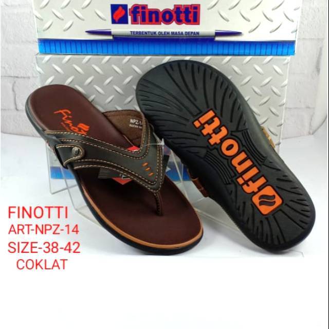 Cod bayar ditempat Sandal pria finotti  npz 14 Shopee 
