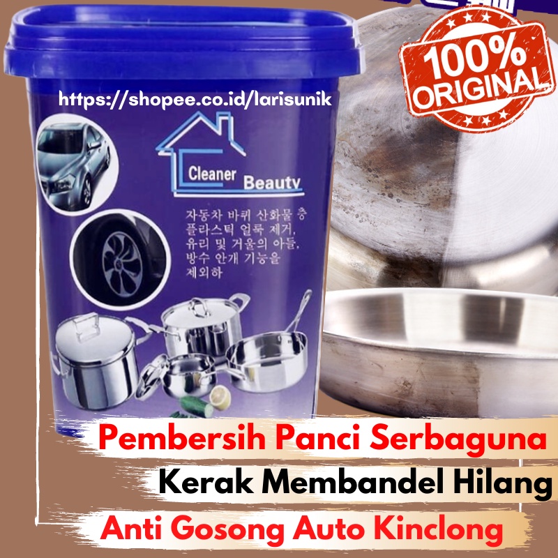 Pembersih Kerak Multipungsi Stainless Stell oven Kerak Panci Wajan Dapur Kompor Logam Noda Gosong Ajaib Ampuh Original