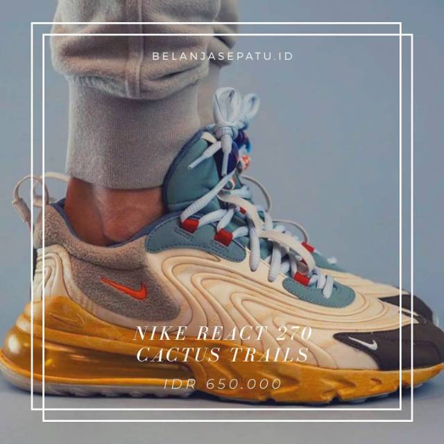 Nike React 270 Cactus Trails BNIB Premium Original