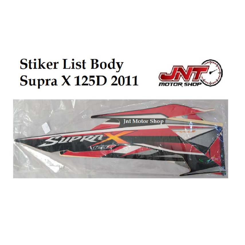 Striping / Stiker / List Body Supra X 125D 2011