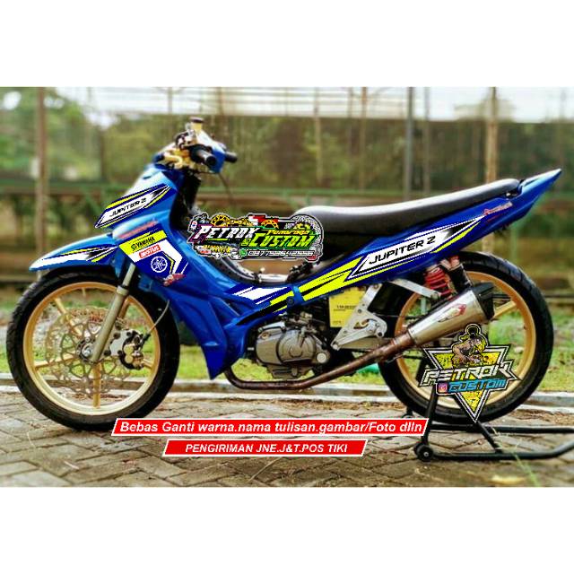 30 Ide Keren Custom Striping Stiker Jupiter  Z 2010 