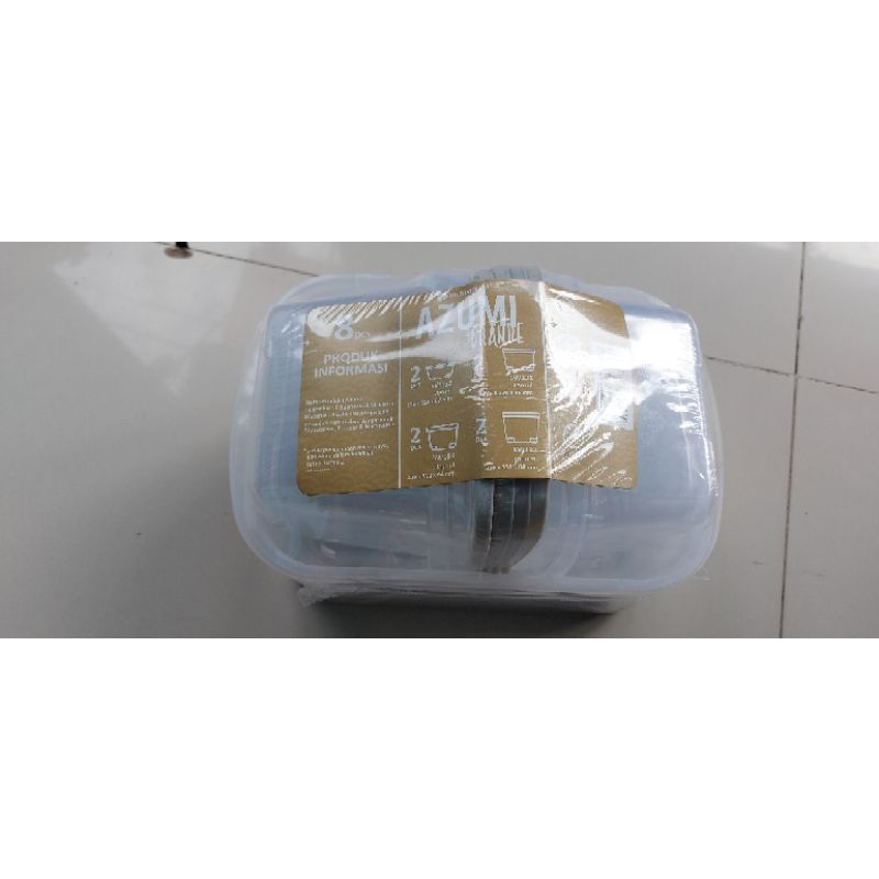 KOTAK MAKANAN AZUMI FOOD CONTAINER 8 Pcs