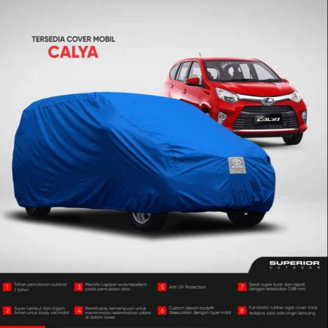 COVERSUPER SARUNG MOBIL CALYA SIGRA COVER MOBIL SUPERIOR BODY COVER SUPER PELINDUNG MOBIL OUTDOOR