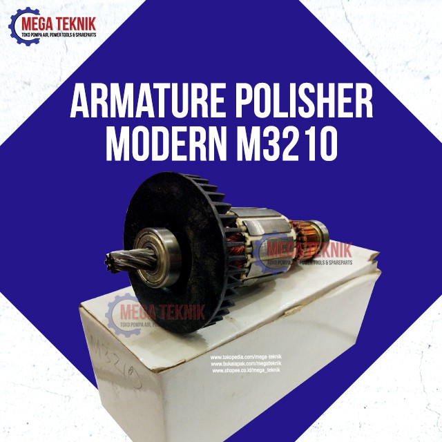 Armature / Angker Disc Polisher Poles Modern M3210 M-3210 Original Ori