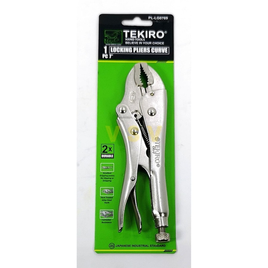 Tekiro Tang Jepit Buaya 10in 10 Inch Jepit Kapiler Vice Grip Locking Pliers