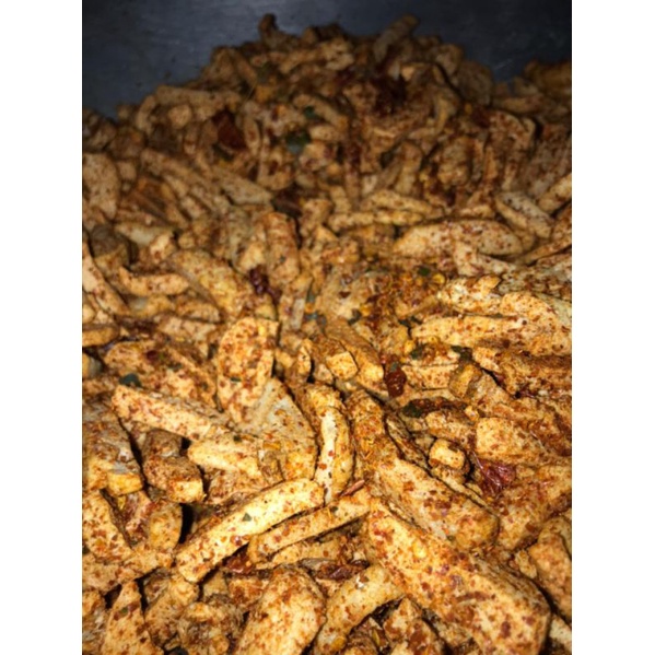 

(TOKO BARU) BASRENG GORENG/BASO GORENG /PEDAS +ASIN+DAUN JERUK 120GR