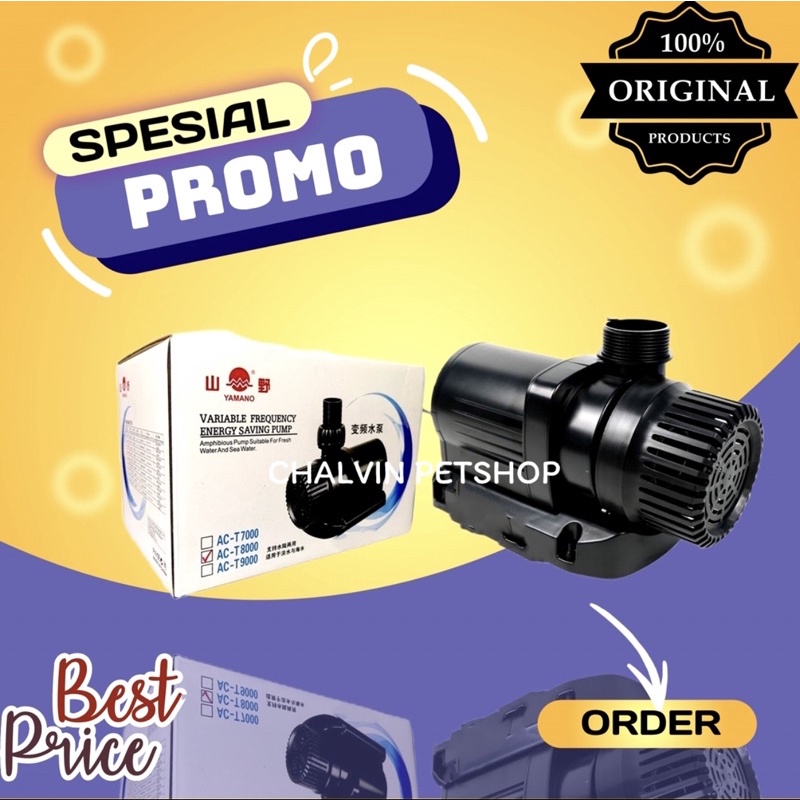 Pompa low watt kolam YAMANO ACT 8000