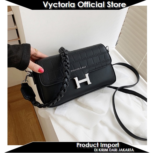 (COD) Vyctoria VOS28747 Tas Selempang Wanita Fashion Import Promo JTF28747 LT1882 GT1876 CR7693 28747 1882 1876 7693