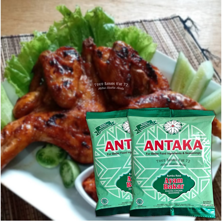 

Antaka Ayam Bakar 100gr Bumbu Tabur Rasa Roasted Chicken Seasoning