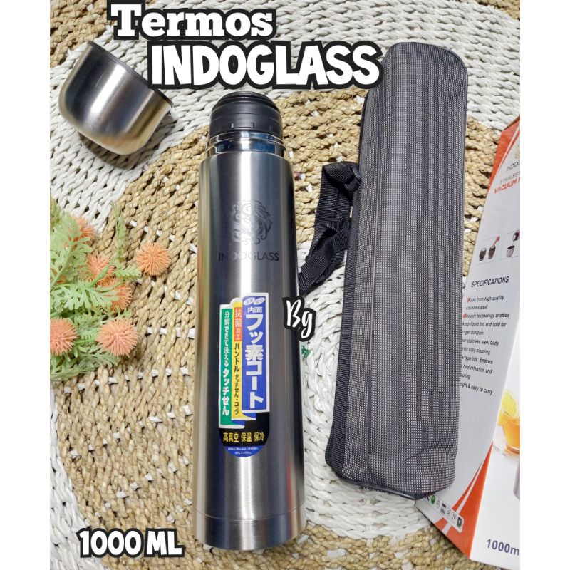 Termos indoglas 1 liter / TERMOS air panas. Vacuum Flask Good Quality