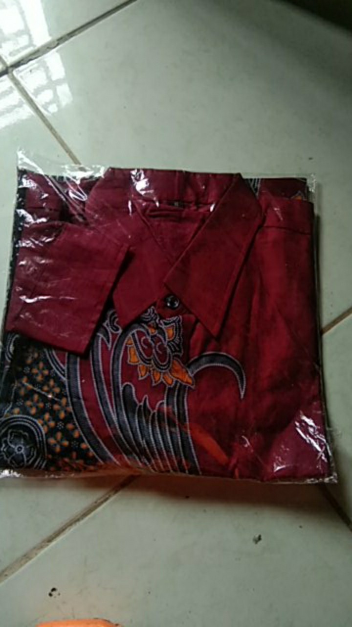 Maura Couple - Sania Ruffle Batik Couple Ori Ndoro Jowi Dnt Garansi