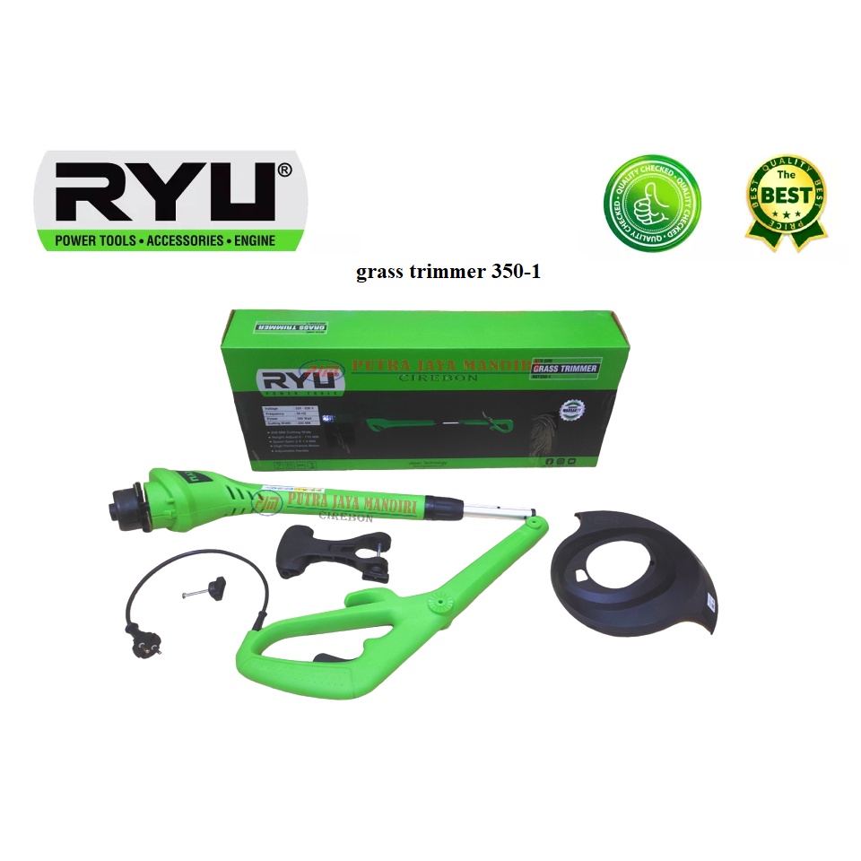 Ryu RGT 350-1 Mesin Potong Rumput Senar Grass Trimmer TEKIRO RYU RGT 350-1 Alat Pemotong Rumput Listrik Gras Trimer