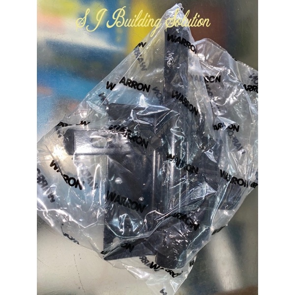 Grendel Overpal Gembok Hitam Besi Warron Tebal Bagus 4” Inch Grandel