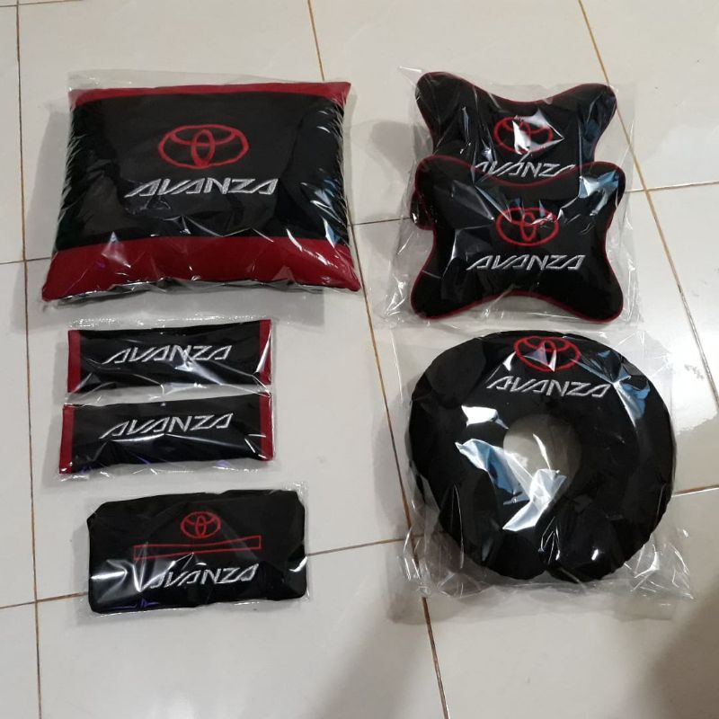 bantal mobil toyota avanza aksesoris interior mobil avanza pillow avanza