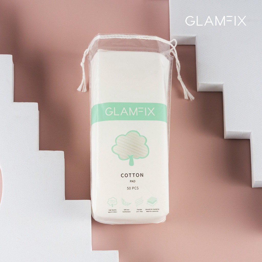 GLAMFIX By Y.O.U Cotton Pad | Kapas Kecantikan 50pcs