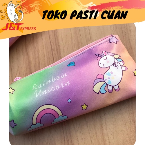 

kotak pensil odol unicorn dengan serutan keperluan sekolah fancy COD