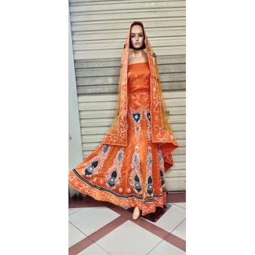 Lehengga lengga pengantin India swaroski