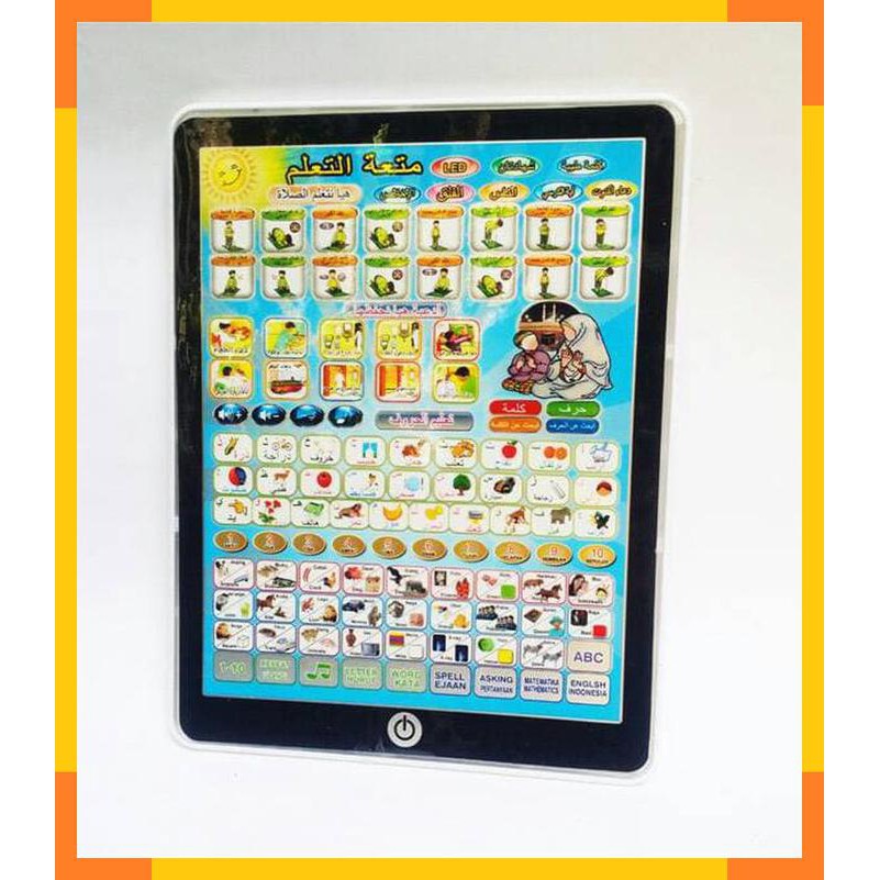 ipad Anak Islami / Tablet Anak / Tab Mainan / Mainan Edukasi