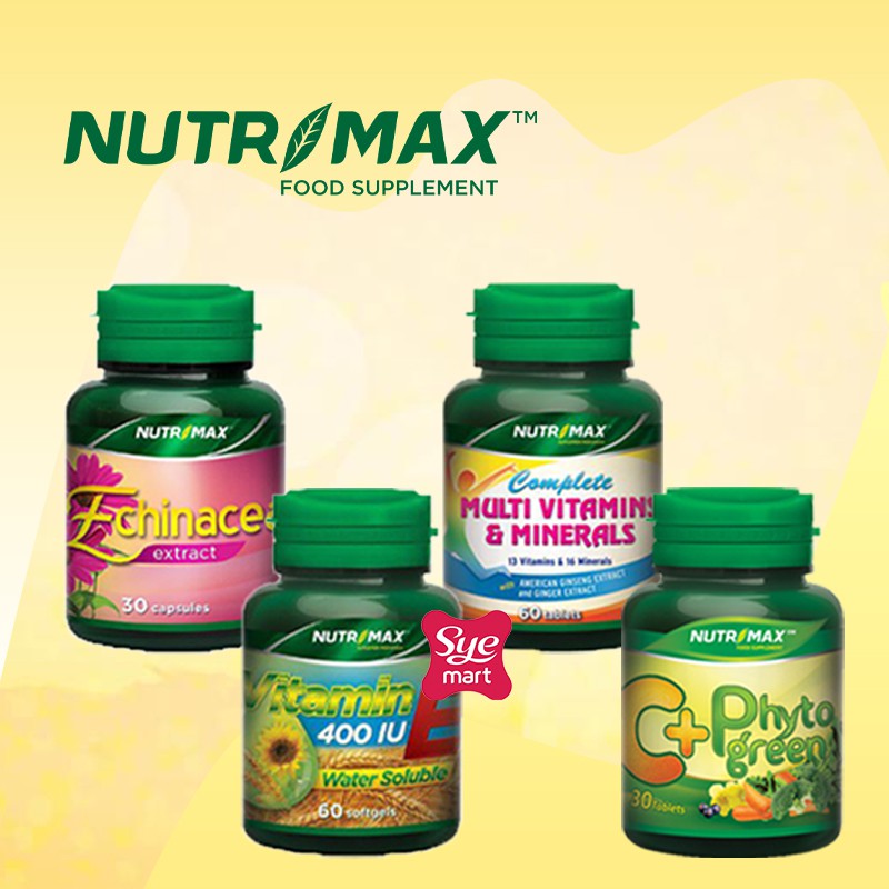 BPOM NUTRIMAX VITAMIN SERIES / VITAMIN DAYA TAHAN TUBUH / SYE