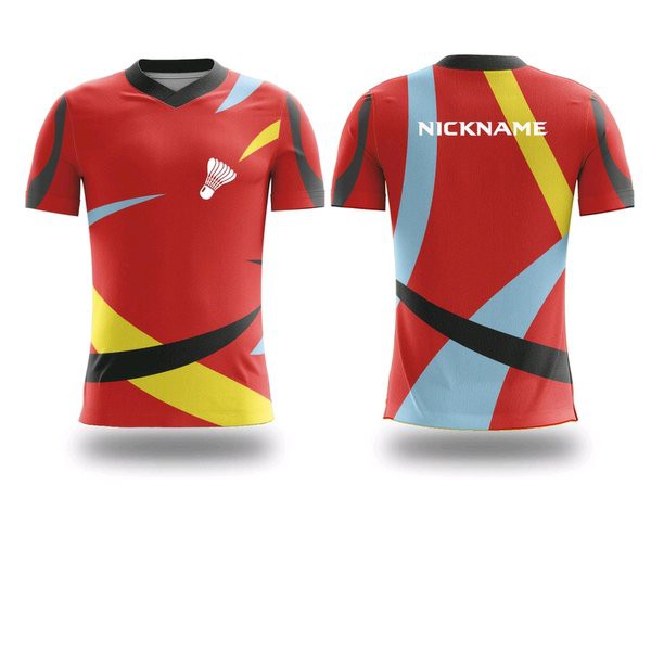 custom baju badminton